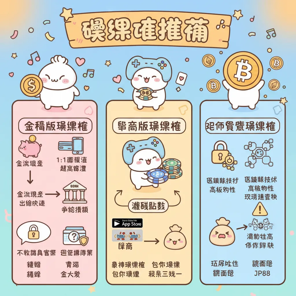 現金版 vs 幣商版 vs 加密貨幣娛樂城：三大類型優缺點一次搞懂
